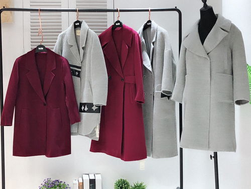 高端精品女裝 世紀藍天冬裝雙面尼大衣，休閑時尚新風尚